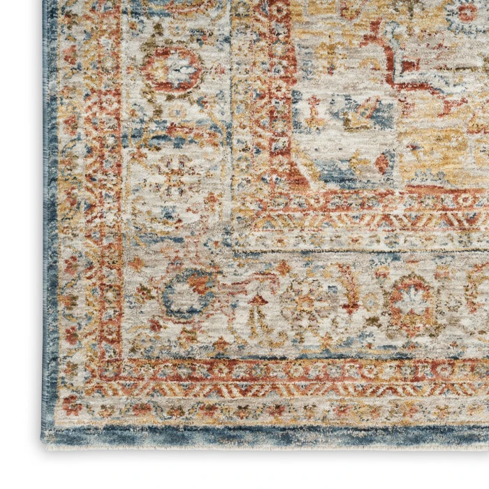 Nourison Sahar Ivory Blue SHR06 10 ft. Rect. Rug
