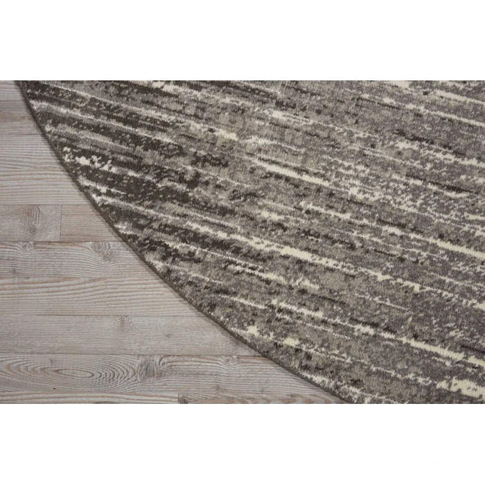 Nourison Twilight Round Area Rug TWI14 Smoke 8' Round