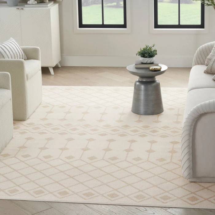 Nourison Grafix Ivory Beige GRF37 3 ft. 9 in. X 5 ft. 9 in. Rect. Rug