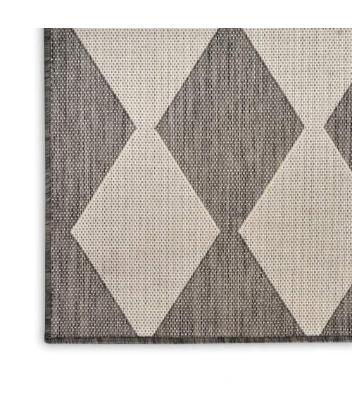 Nourison Positano Charcoal POS04 9 ft. X 12 ft. Rect. Rug