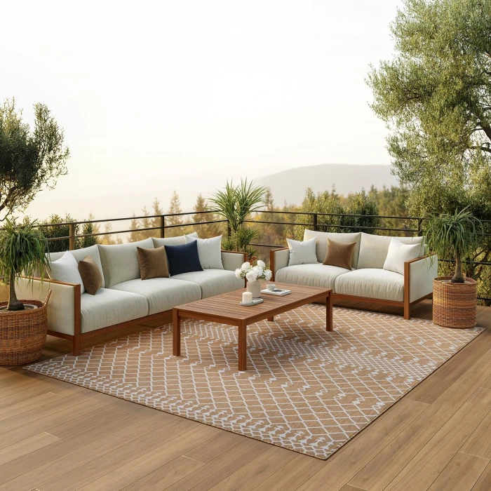 Nourison Positano Jute POS02 7 ft. X 10 ft. Rect. Rug