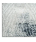 Nourison Dekor Grey Navy DEK04 5 ft. 3 in. X 7 ft. Rect. Rug