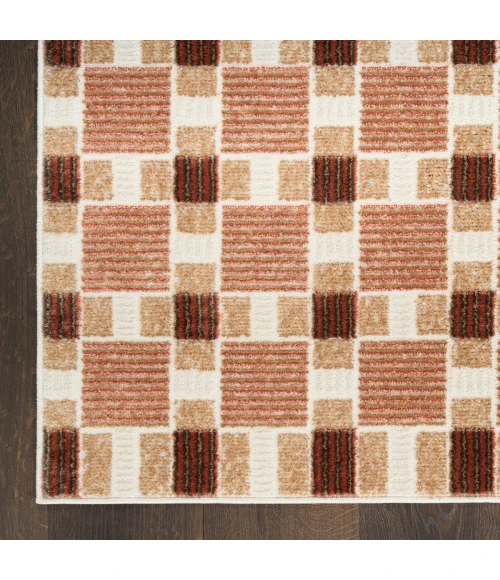 Nourison Nordic Rust NRC14 8 ft. X 10 ft. Rect. Rug