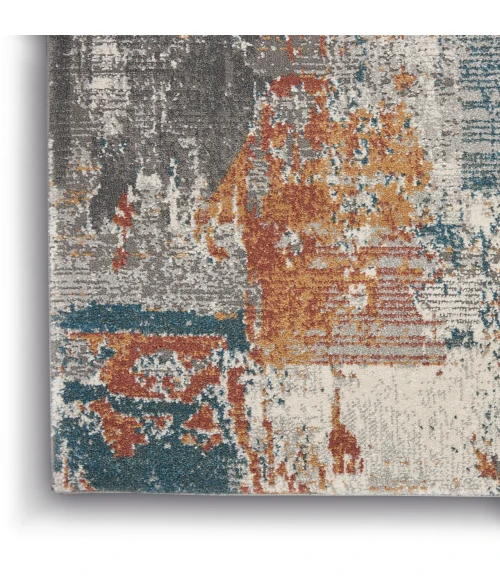 Nourison Home Tangra Grey TNR06 4ft. x 6ft. Rect. Rug