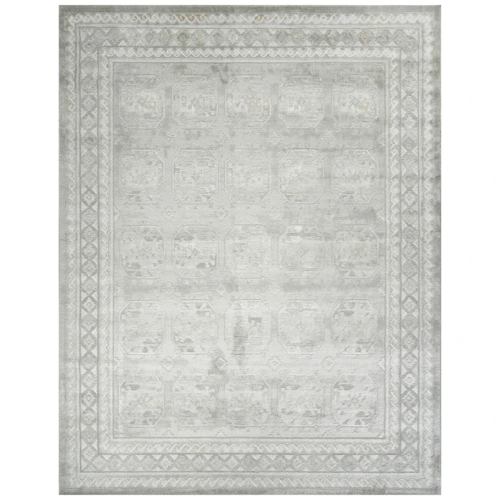 Nourison Dekor Grey DEK01 7 ft. 10 in. X 9 ft. 10 in. Rect. Rug