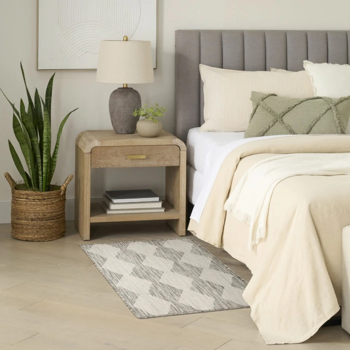 Nourison Home Positano Grey POS04 2ft. x 3ft. Rect. Rug