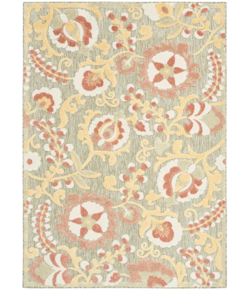 Nourison Aloha Sage Rose ALH17 5 ft. 3 in. X 7 ft. 5 in. Rect. Rug