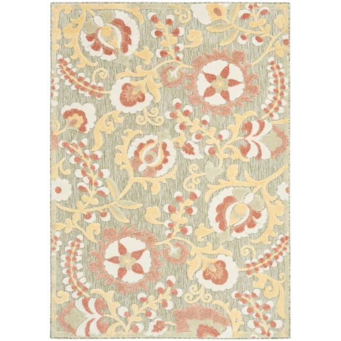 Nourison Aloha Sage Rose ALH17 5 ft. 3 in. X 7 ft. 5 in. Rect. Rug