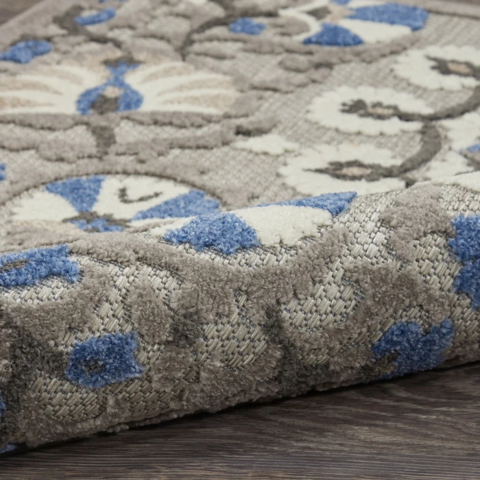 Nourison Home Aloha Grey ALH20 2ft. x 3ft. Rect. Rug