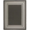 Nourison Home Horizon Indoor/Outdoor HOZ03 Black 8 ft. X 10 ft. Area Rug