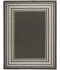 Nourison Horizon Indoor/Outdoor Black HOZ03 8 ft. X 10 ft. Rect. Rug
