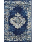 Nourison Grafix Area Rug GRF14-Navy Blue