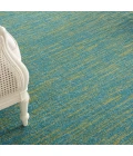 Nourison Nourison Essentials Blue Green Area Rug NRE01 Blue Green 10' x 14'