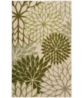 Nourison Aloha Ivory Green ALH05 6 ft. X 9 ft. Rectangle Rug