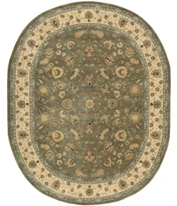 Nourison Home Nourison 2000 2003 Olive 7 ft. 6 in. X 9 ft. 6 in. Oval Area Rug