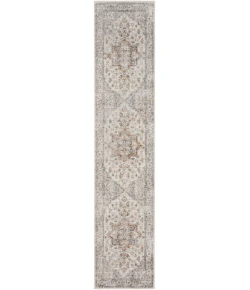 Nourison Home Astra Machine Washable ASW12 Grey Multicolor 2 ft. 2 in. X 8 ft. Area Rug