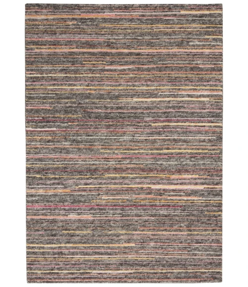 Nourison Plateau Area Rug PAE01-Grey/Flame