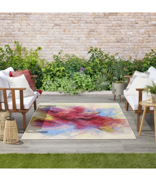 Nourison Home Color Splash Multicolored CSP08 4ft. x 6ft. Rect. Rug