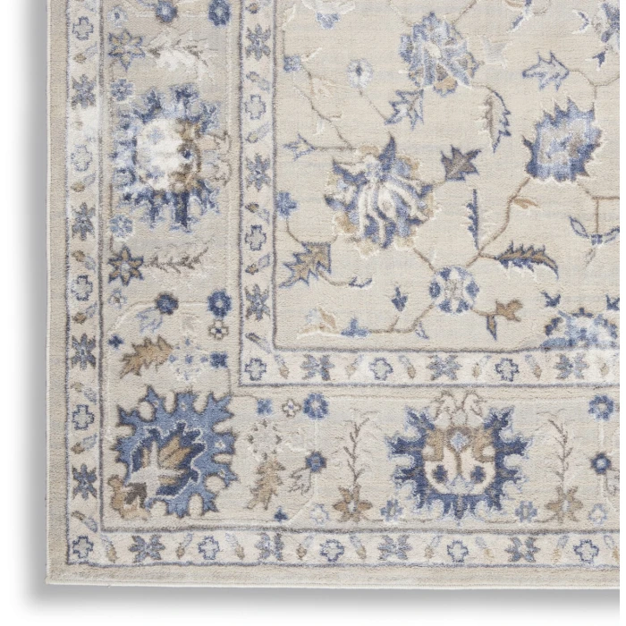 Nourison Home Silky Textures Blue SLY09 3ft.11in. x 5ft.11in. Rect. Rug