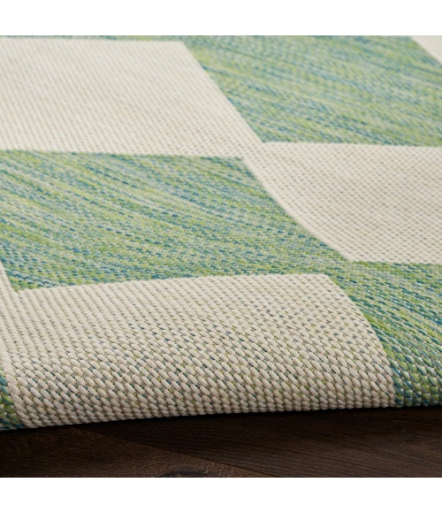 Nourison Positano Blue Green POS04 4 ft. X 6 ft. Rect. Rug