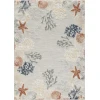 Nourison Home Suncoast Grey SNC04 5ft.3in. x 7ft.3in. Rect. Rug