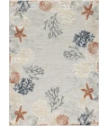 Nourison Home Suncoast Grey SNC04 5ft.3in. x 7ft.3in. Rect. Rug