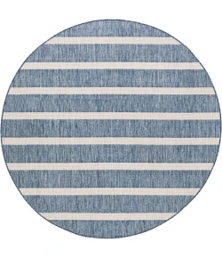 Nourison Positano Navy Ivory POS03 6ft. Round Rug