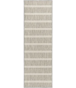 Nourison Positano Grey Ivory POS03 2ft.2in. x 12ft. Rect. Rug