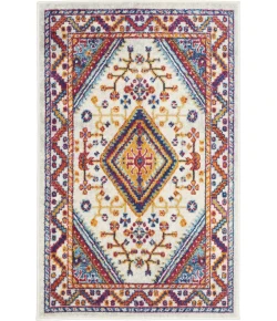 Nourison Persian Vintage Ivory Multicolor PRV03 3ft.3in. x 5ft.3in. Rect. Rug