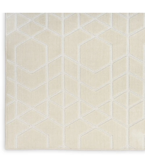 Nourison Home Washable Charm Cream / Ivory WCH01 2ft.2in. x 10ft. Rect. Rug