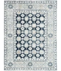 Nourison Dekor Grey Navy DEK02 5 ft. 3 in. X 7 ft. Rect. Rug