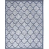 Nourison Home Easy Care NES01 Denim Blue 9 ft. X 12 ft. Area Rug