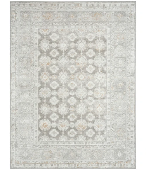 Nourison Dekor Grey DEK02 5 ft. 3 in. X 7 ft. Rect. Rug