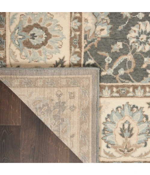 Nourison Living Treasures Area Rug LI16-Grey/Ivory