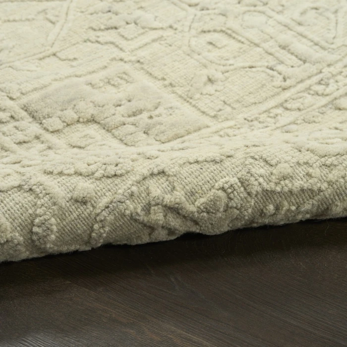 Nourison Ravello Ivory Grey RVL02 9ft.9in. x 13ft.9in. Rect. Rug
