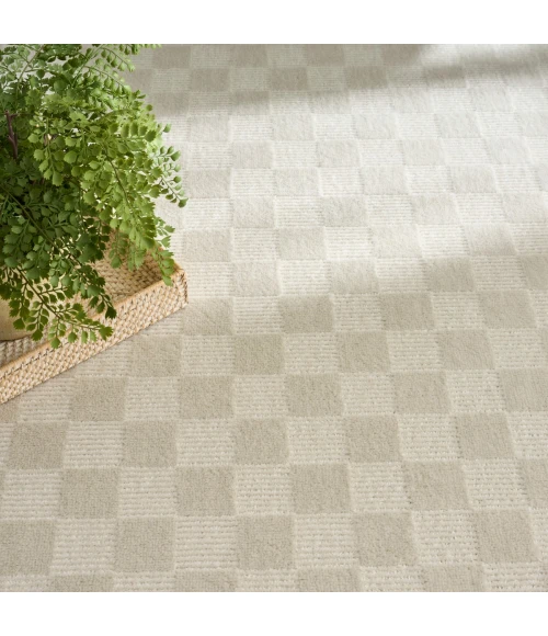 Nourison Serenity Home Ivory SRH10 6 ft. X 9 ft. Rect. Rug