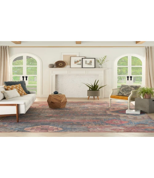 Nicole Curtis Machine Washable Series 1 Multicolor SR106 10 ft. X 14 ft. Rectangle Rug