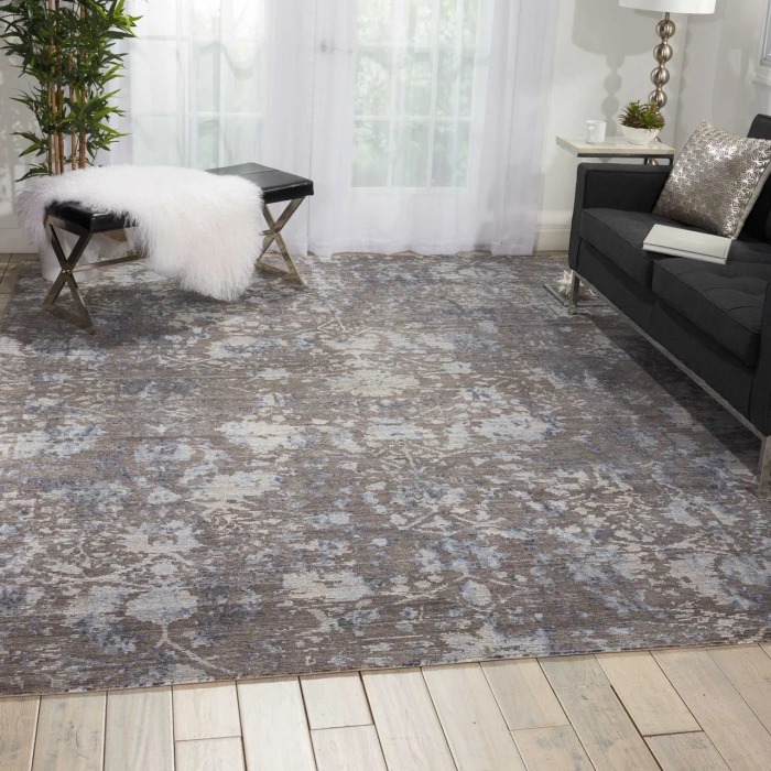 Nourison Home Lucent Grey LCN03 9ft.9in. x 13ft.9in. Rect. Rug