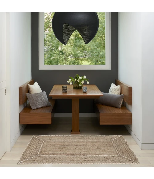 Nourison Terrazzo Jute Natural Grey TRJ01 3 ft. X 5 ft. Rect. Rug