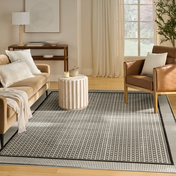 Nourison Home Nordic Ivory Grey NRC03 8 ft. X 10 ft. Rectangle Rug