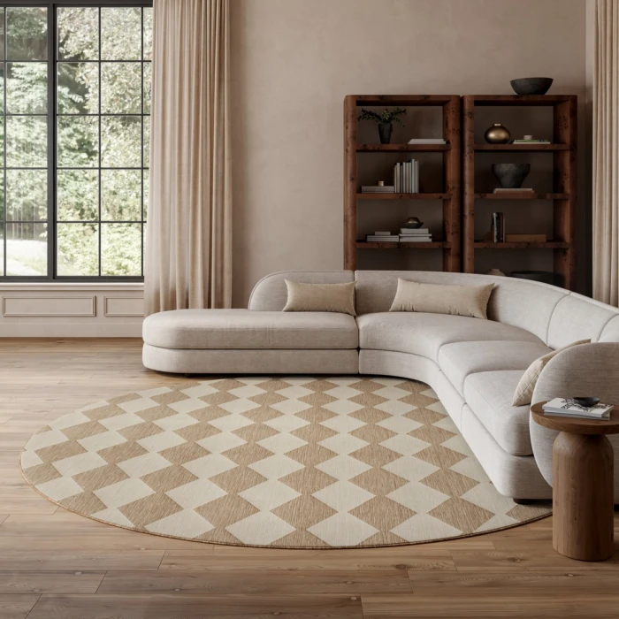 Nourison Positano Jute POS04 12ft. Round Rug