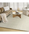 DKNY Pure Framework Cream / Ivory FRA01 5ft. x 7ft.6in. Rect. Rug