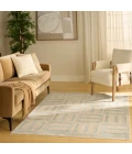 Nourison Nordic Ivory Blue NRC11 4 ft. X 6 ft. Rect. Rug
