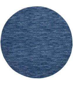 Nourison Home Nourison Essentials NRE01 Navy Blue 10 ft. Round Area Rug