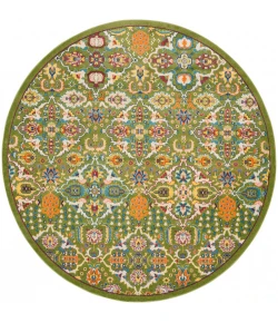 Nourison Home Allur ALR03 Sage Ivory 7 ft. 10 in. Round Area Rug