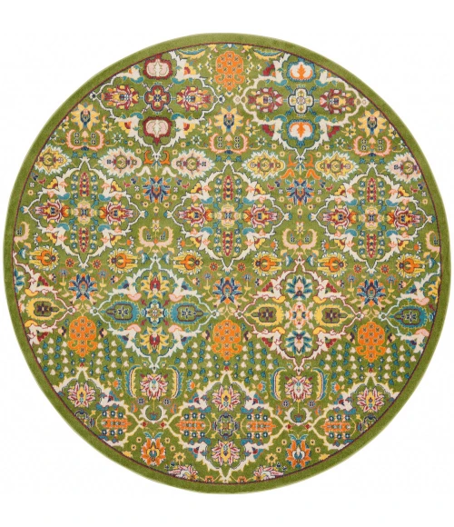 Nourison Allur Area Rug ALR03 Sage Ivory