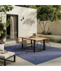 Nourison Horizon Indoor/Outdoor Navy HOZ02 6 ft. X 9 ft. Rect. Rug