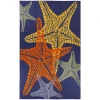 Nourison Home Aloha ALH28 Blue Multicolor 7 ft. 10 in. X 10 ft. 6 in. Area Rug