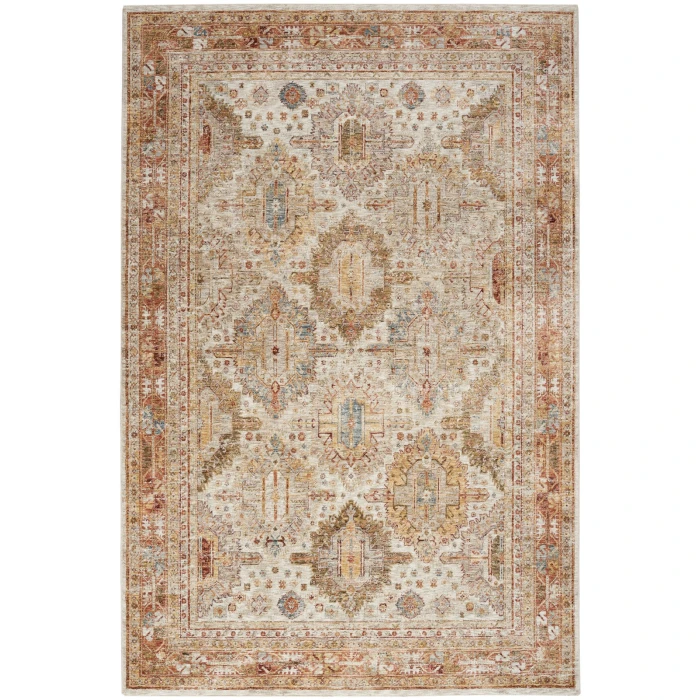 Nourison Sahar Ivory Multicolor SHR01 8 ft. X 10 ft. Rect. Rug