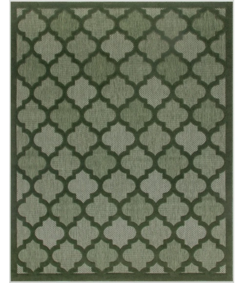Nourison Easy Care Green NES01 10 ft. X 14 ft. Rect. Rug